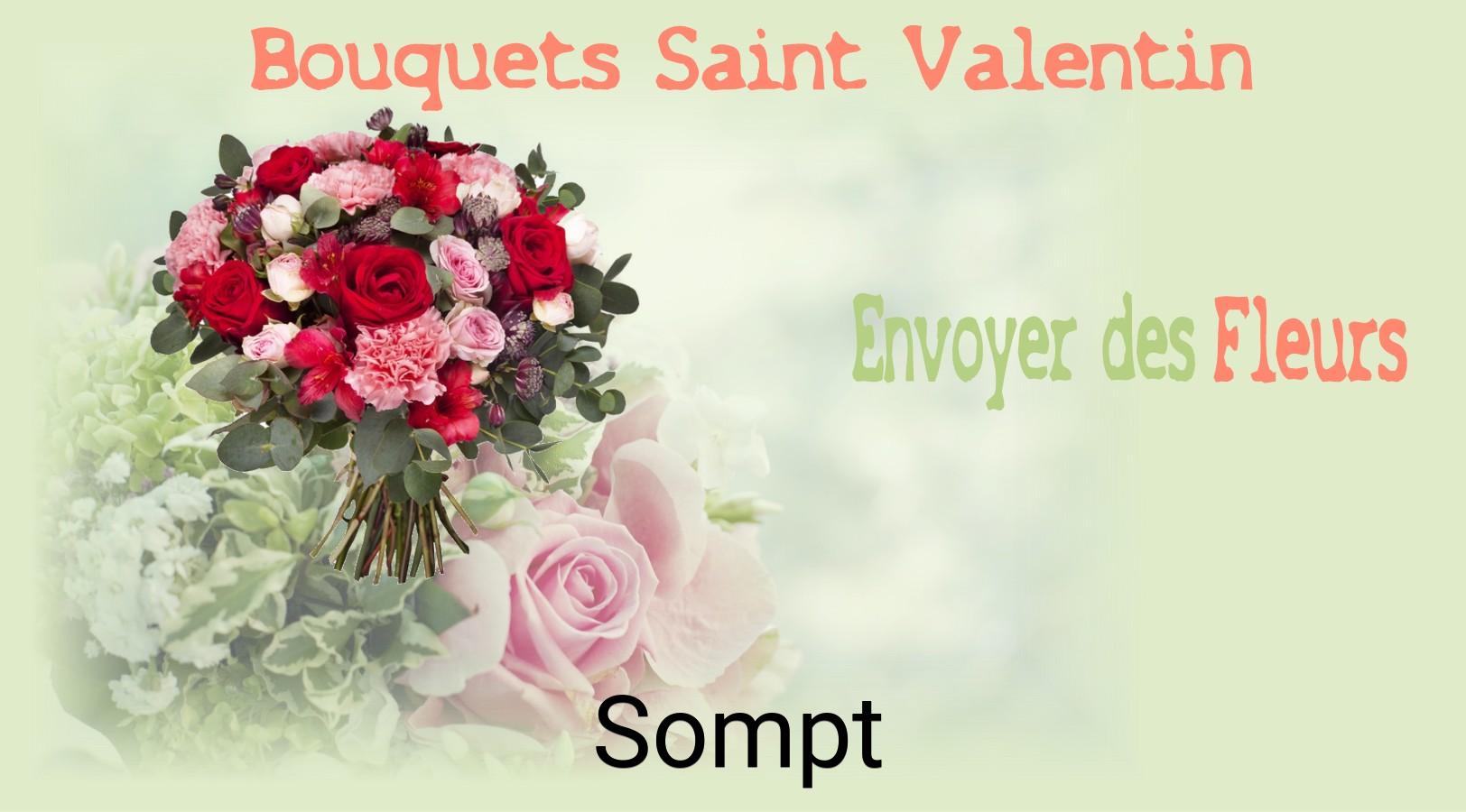Roses de Saint-Valentin livrées à Sompt
